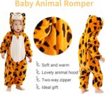 COOKY.D Unisex Winter Hooded Romper Jumpsuit 2-36 Months - Image 5
