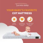 Twinklesleep TWINKLE SLEEP Hypoallergenic Baby Cot Mattress - 140 X 70 X 10 CM | Temperature Regulating & UK Made | Durable | Universal Fit | Soft Kidtech Cover | Allergy-Free | Suitable 0-48 Months - Image 3