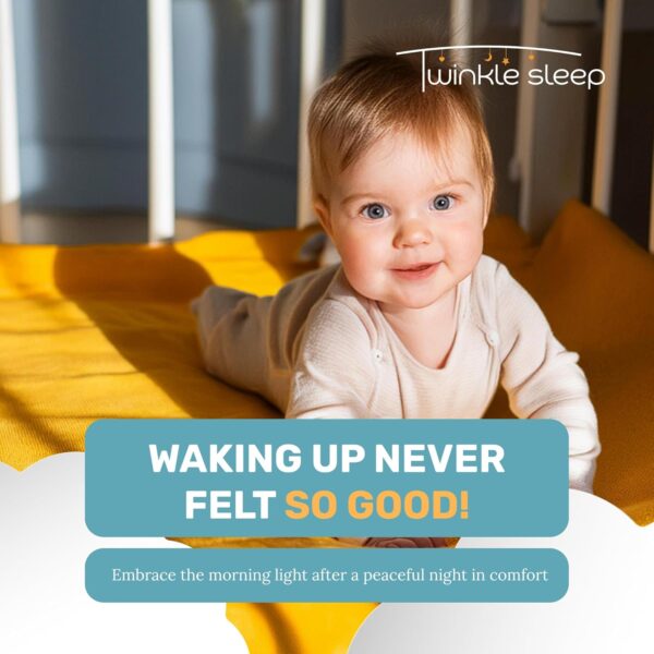 Twinklesleep TWINKLE SLEEP Hypoallergenic Baby Cot Mattress - 140 X 70 X 10 CM | Temperature Regulating & UK Made | Durable | Universal Fit | Soft Kidtech Cover | Allergy-Free | Suitable 0-48 Months - Image 5