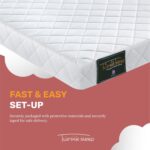 Twinklesleep TWINKLE SLEEP Hypoallergenic Baby Cot Mattress - 140 X 70 X 10 CM | Temperature Regulating & UK Made | Durable | Universal Fit | Soft Kidtech Cover | Allergy-Free | Suitable 0-48 Months - Image 6