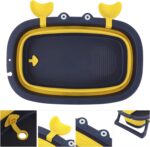 Lantuqib Pet Bath Tub, Portable Drain Hole Children Folding Bathtub Multifunction for Cat for Puppy for Children - Image 4