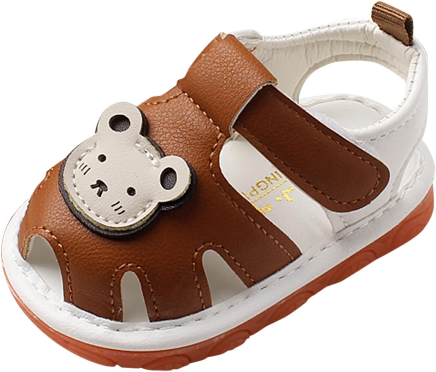 1742328219_61KCTmX3ByL._AC_SL1500_.jpg Water Shoes Girls Size 3 Infant Summer Beach Shoes Outdoor Casual Slipper Rubber Sole Toddler First Walking Princess Sandals Baby Boy Shoes 6-9 Months - Image 1