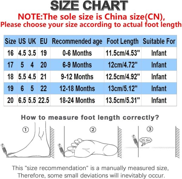 Water Shoes Girls Size 3 Infant Summer Beach Shoes Outdoor Casual Slipper Rubber Sole Toddler First Walking Princess Sandals Baby Boy Shoes 6-9 Months - Image 5