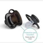 Herobility Gentle Pacifiers – Protective case – BPA-Free – Large air Vents – Newborn – 6 Months – 4-Pack – Red - Image 3