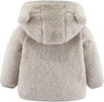 Newborn Infant Baby Boys Girls Cartoon Fleece Hooded Jacket Coat with Ears Warm Todder Kids Outwear Coat Zipper Up 0-6Y - Image 2