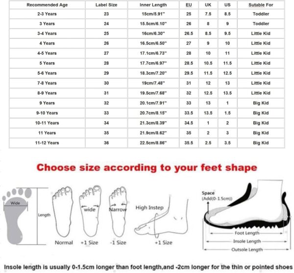Zeiayuas Baby Girls Sandals Close Toe Leather Shoes Toddler Girls Anti Slip Summer Sandals for Beach Park Casual Rubber Sole T-strap Dress Shoes UK Child 2-12 Years - Image 7