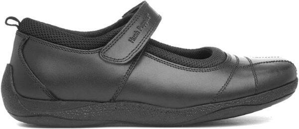Hush Puppies Clara Kids Black Leather School Shoe - Image 2