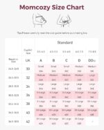 momcozy Nursing Bras for Breastfeeding, Seamless Pregnancy Maternity Bra Wireless Classic Jelly Strip Support Nursing Bra - Image 6
