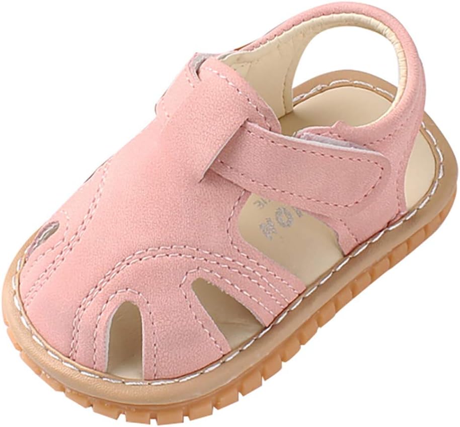 1742519324_61bnM5ZQ80L._AC_SL1024_.jpg Strap Baby Shoes Sandals Shoes Soft Shoes Roman Baby First Sole Baby Shoes Shoe for Toddlers Girls - Image 1