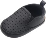 Children's Shoes 20 Girls Single Shoes Casual Shoes Comfortable Breathable First Walking Shoes Boys Flat Shoes Loafers Baby Shoes Soft Sole Non-Slip Toddler Shoes, black, 11
