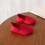 QINQNC Boys Trainers Size 5 Boys Trainers Size 13 Boys' Fashion & Athletic Trainers Toddler Baby Girls Shoes Fashion Girls Autumn Casual Shoes Solid Color Simple Girls Black Trainers Size 13 - Image 4