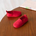 QINQNC Boys Trainers Size 5 Boys Trainers Size 13 Boys' Fashion & Athletic Trainers Toddler Baby Girls Shoes Fashion Girls Autumn Casual Shoes Solid Color Simple Girls Black Trainers Size 13 - Image 5