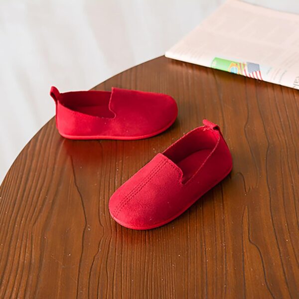 QINQNC Boys Trainers Size 5 Boys Trainers Size 13 Boys' Fashion & Athletic Trainers Toddler Baby Girls Shoes Fashion Girls Autumn Casual Shoes Solid Color Simple Girls Black Trainers Size 13 - Image 5