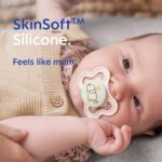 MAM Air Soothers | 0-6 Months | 2 Pack | Newborn Dummies | Comes in Dummy Steriliser Case | Sustainable Materials | Baby Accessories for Newborn | Blue/White (Various Designs) - Image 5