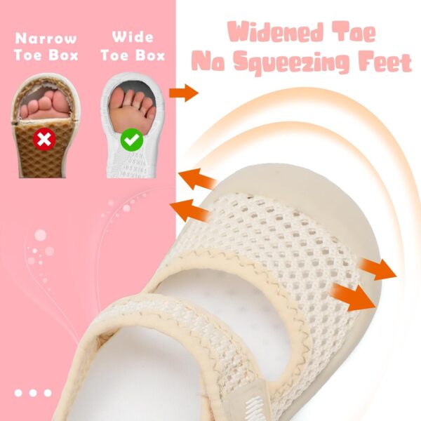 JOINFREE Girls Boys Summer Sandals Infant Shoes Lightiwehgt Barefoot Sneakers Toddlers Breathable Sandals Sneakers Water Shoes - Image 3