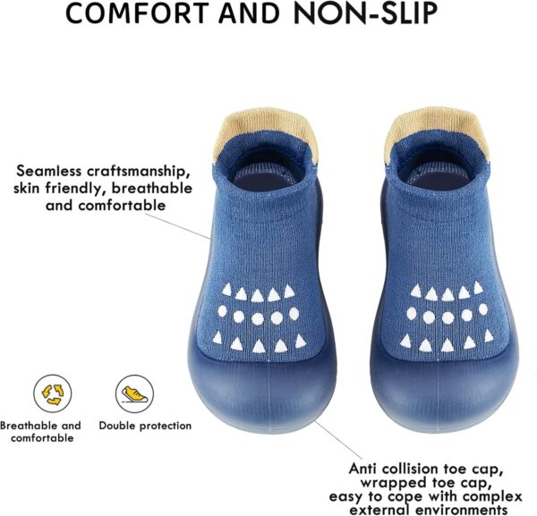Holimaid Baby Sock Shoes for First Walkers Breathable Non-Slip Soft Comfortable Toddler Shoes - Image 2