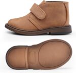 Harvest Land Boys Dress Shoes Lace-up School Shoes Kids Classic Oxford Boots Boys Loafer Flats Hook and Loop Light Comfortable for Toddler Big Kids - Image 5