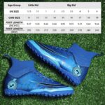 VTASQ Boys and Girls Soccer Shoes Kids Astro Turf Trainers Junior Football Shoes Indoor Outdoor Athletic Sneakers Non-Slip Unisex [9, 10, 11, 12, 13] UK Size - Image 2