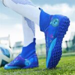 VTASQ Boys and Girls Soccer Shoes Kids Astro Turf Trainers Junior Football Shoes Indoor Outdoor Athletic Sneakers Non-Slip Unisex [9, 10, 11, 12, 13] UK Size - Image 3