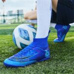 VTASQ Boys and Girls Soccer Shoes Kids Astro Turf Trainers Junior Football Shoes Indoor Outdoor Athletic Sneakers Non-Slip Unisex [9, 10, 11, 12, 13] UK Size - Image 6