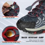 UOVO Boys Trainers Kids Water Resistant Walking Shoes Sports Outdoor Sneakers Children Trekking Hiking Footwear Running Shoes Size 11.5 UK Child to 5.5 UK - Image 3