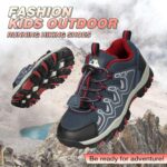 UOVO Boys Trainers Kids Water Resistant Walking Shoes Sports Outdoor Sneakers Children Trekking Hiking Footwear Running Shoes Size 11.5 UK Child to 5.5 UK - Image 5