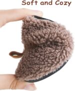 Sangyn Kids Fleece Slippers Toddler Boys Girls Winter Warm Fluffy Shoes Anti-Slip Cozy Slippers For Indoor Outdoor Wear - Image 2