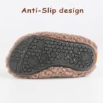 Sangyn Kids Fleece Slippers Toddler Boys Girls Winter Warm Fluffy Shoes Anti-Slip Cozy Slippers For Indoor Outdoor Wear - Image 3