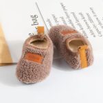 Sangyn Kids Fleece Slippers Toddler Boys Girls Winter Warm Fluffy Shoes Anti-Slip Cozy Slippers For Indoor Outdoor Wear - Image 4