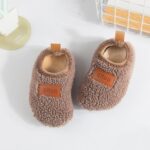 Sangyn Kids Fleece Slippers Toddler Boys Girls Winter Warm Fluffy Shoes Anti-Slip Cozy Slippers For Indoor Outdoor Wear - Image 5