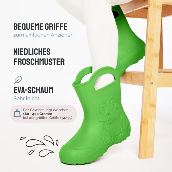 Ladeheid Children's EVA Wellington Boots Rain Shoes LA-CA-01 - Image 4