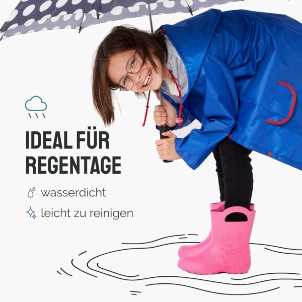 Ladeheid Children's EVA Wellington Boots Rain Shoes LA-CA-01 - Image 5