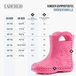Ladeheid Children's EVA Wellington Boots Rain Shoes LA-CA-01 - Image 6