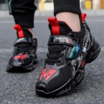 WZRUISEN Kids Girls Sports Boys' Basketball Running Shoes - Image 3