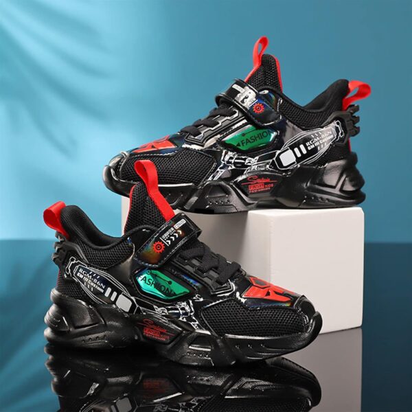 WZRUISEN Kids Girls Sports Boys' Basketball Running Shoes - Image 4