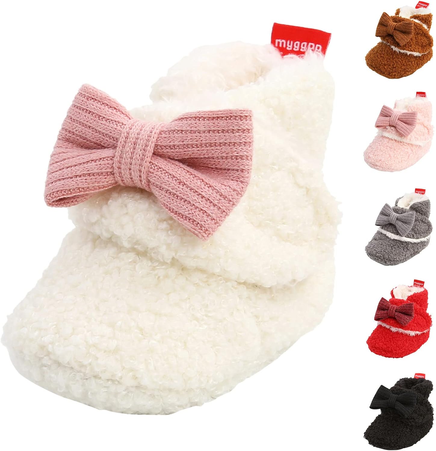 1742718826_71GbebhvZVL._AC_SL1500_.jpg Kids Baby Shoes Clearance Baby Shoes 3 Months Booties Snow Boots Warm Shoes Infant Toddler Warming Prewalker First Walkers Shoes - Image 1