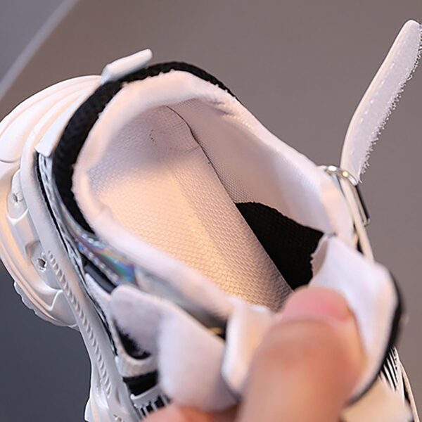 SRTUMEY UK Clearance Kids Baby Girls Boys Sneakers Toddler Non Slip Led Light Trainers Christmas Luminous Walk Shoes Girls Boys Birthday Gifts - Image 5