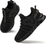 Kricely Boys Kids Trainers Boys Tennis Shoes Girls Running Walking Shoes School Gym Sports Trainers Breathable Lightweight Sneakers