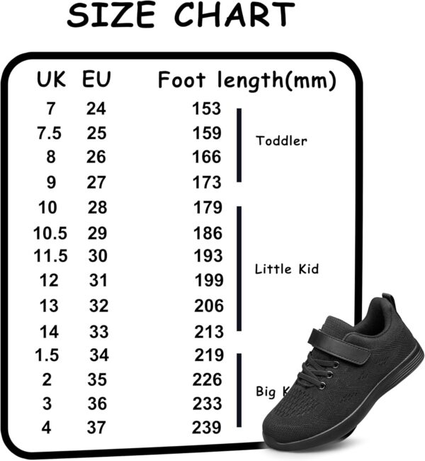 Boys Girls Shoes Kids Sneakers Breathable Athletic Running Tennis Shoes for Toddler/Little Kid/Big Kid - Image 2