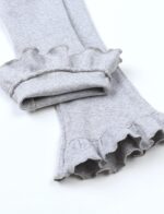 FEOYA Girls Ribbed Flared Leggings Cotton Ruffle Leggings Bell Bottoms Yoga Pants Casual High Waisted for Dance Workout - Image 4