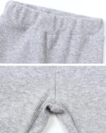 FEOYA Girls Ribbed Flared Leggings Cotton Ruffle Leggings Bell Bottoms Yoga Pants Casual High Waisted for Dance Workout - Image 5