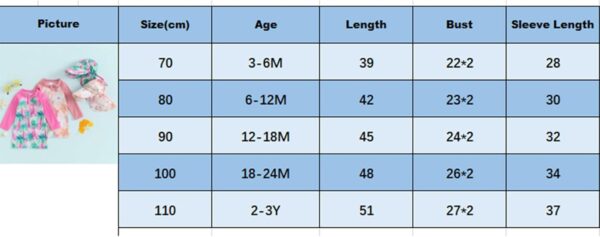 LYSINK Toddler Baby Girl Swimsuit Set One Piece Long Sleeve Zip Up Rash Guard Swimwear Sun Protection with Hat 2Pcs Bathing Suit - Image 7