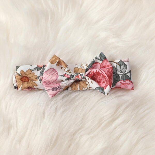 Newborn Baby Girl Dress Ruffle Long Sleeve with Floral Print for Baby Girl Romper Set - Image 5