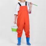 Kids Chest Waders Youth Fishing Waders for Toddler Children Water Proof Waders with Boots Boys Romper 24 Months 1 Month Old Boy Clothes Toddler Clothes Boy Summer - Image 4