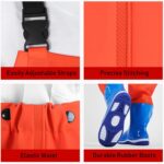 Kids Chest Waders Youth Fishing Waders for Toddler Children Water Proof Waders with Boots Boys Romper 24 Months 1 Month Old Boy Clothes Toddler Clothes Boy Summer - Image 5