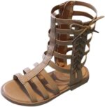 JLGY Sandals Girls Roman Sandals Children's Strap Sandals Flat Sandals Summer Kids Shoes Bathing Shoes Open Toe Casual Shoes Sandals Soft Soles Comfortable Summer Shoes