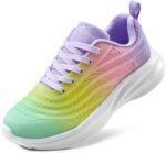 DREAM PAIRS Trainers for Boys Girls Lace-up Athletic Sneakers Durable Kids Running Shoes