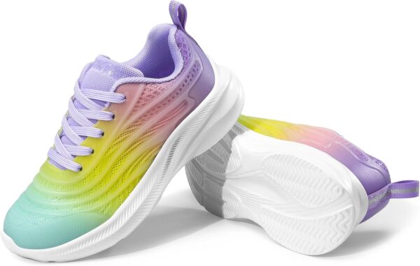 DREAM PAIRS Trainers for Boys Girls Lace-up Athletic Sneakers Durable Kids Running Shoes - Image 7