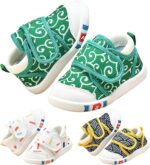 Infant Boys Girls Sneakers Sea Pattern Spring and Autumn Soft Bottom Non Slip Comfortable Design Outdoor Casual Shoes Boys Wide Fit Trainers Size 3 - Image 2