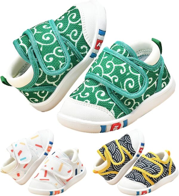 Infant Boys Girls Sneakers Sea Pattern Spring and Autumn Soft Bottom Non Slip Comfortable Design Outdoor Casual Shoes Boys Wide Fit Trainers Size 3 - Image 2